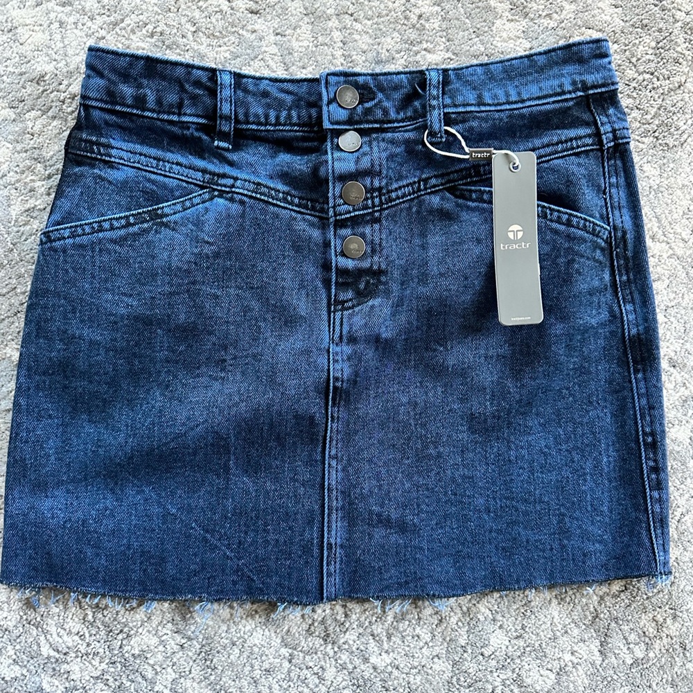 Tractr size 16 teen jean skirt
